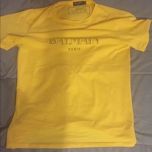 Yellow Balmain Shirt